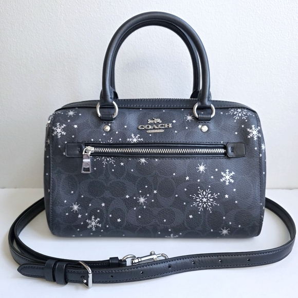 Coach Handbags - Coach Snowflake Rowan Satchel